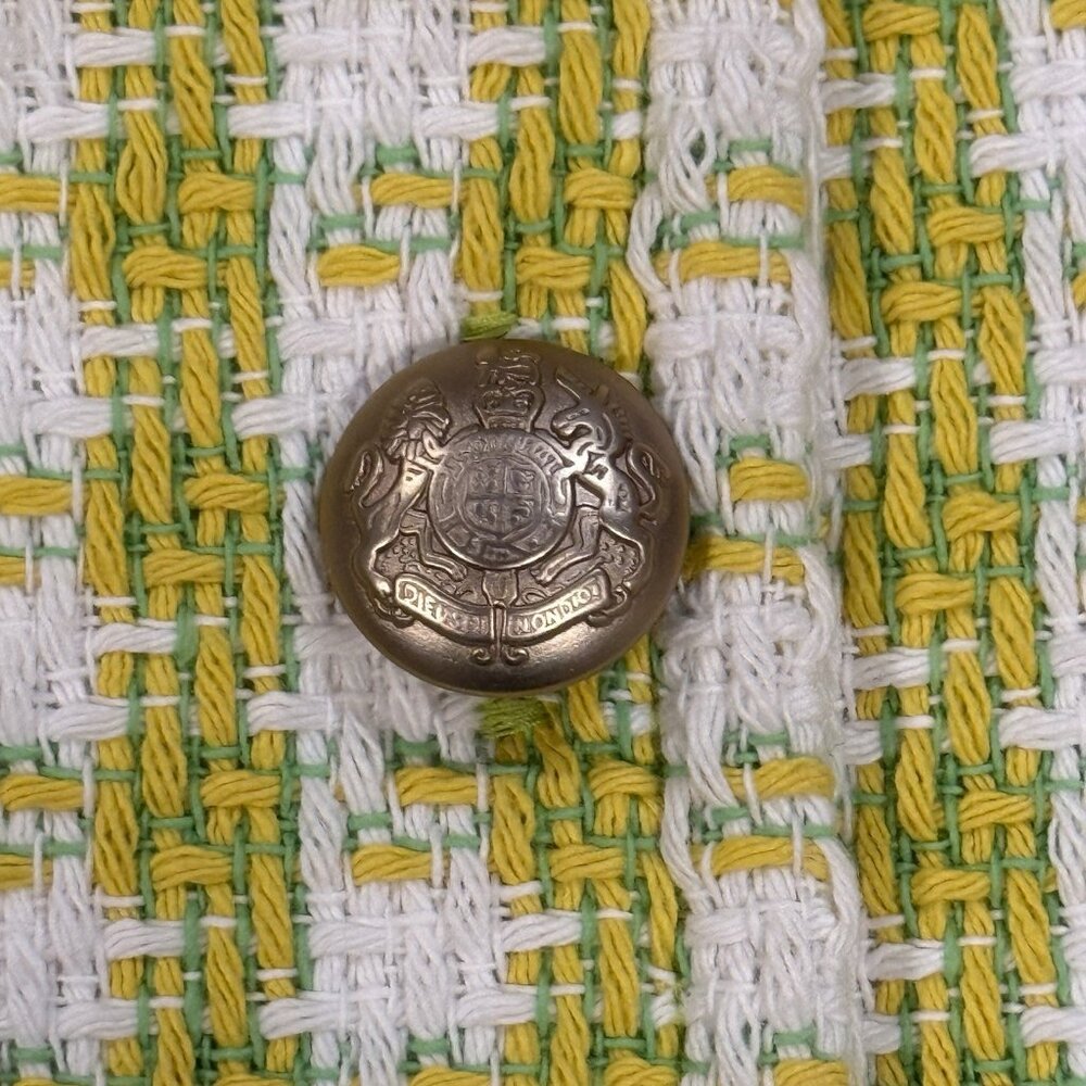 Talbots Stride Tweed Button Front A-Line Plaid Sk… - image 6